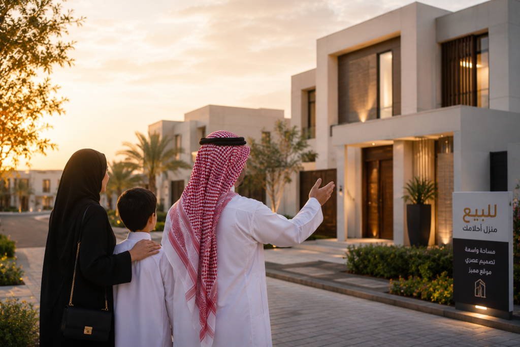 اسرة تشاهد بيت للبيع